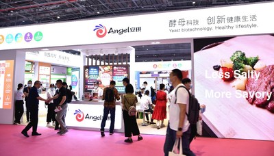Angel Yeast's booth at the 24th Food Ingredients China, which took place from June 8 to 10 in Shanghai.