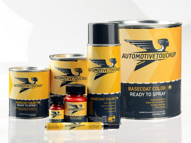 AutomotiveTouchup offers custom matched paint in pen, brush-in-bottle, aerosol spray or ready-to-spray in pints, quarts and gallons.