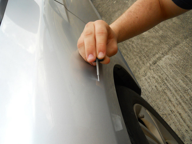 AutomotiveTouchup is easy to apply, just lightly brush it on.