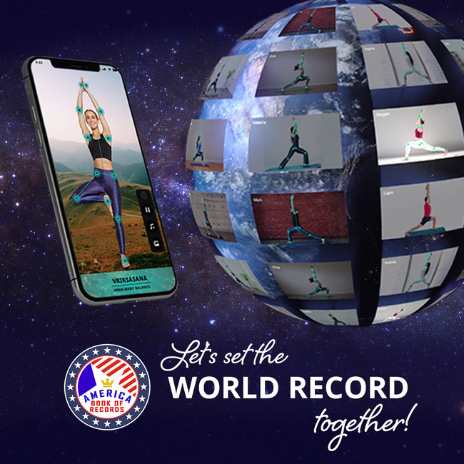 YogiFi announces its attempt in setting a new world record for the first and largest computer vision (CV)-based virtual yoga event.