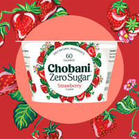 Chobani with Zero Sugar, Sugar Free Greek Yogurt, Vanilla, 5.3 oz