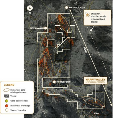 Figure 5 – EL006724 showing location of the Happy Valley Mining Centre (CNW Group/E79 Resources Corp.)