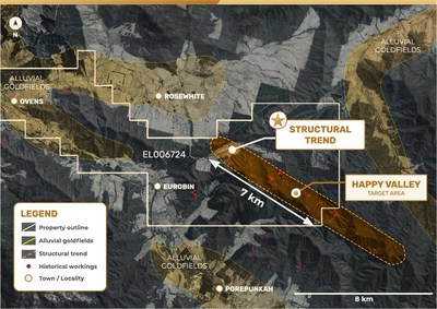 Figure 4 – Happy Valley Mining Centre Structural Trend EL006724 (CNW Group/E79 Resources Corp.)