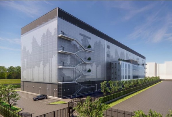 Rendering of one of the future xScale data centers in Paris