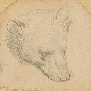 The 15th And 21st Centuries Meet: Leonardo Da Vinci's Head Of A Bear Reborn In The Metaverse By Hackatao