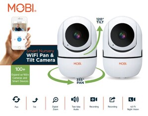 Give Two Extra Sets of Eyes &amp; Ears This Father's Day with MOBI's Affordable, Easy-to-Use Baby Monitoring 2-Pack; Easily Control Cameras Through Consumer-Friendly Phone App