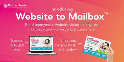 PostcardMania Expands Marketing Automation; Launches Most Precise Direct Mail Retargeting Product, Website to Mailbox, After 2-Year Development
