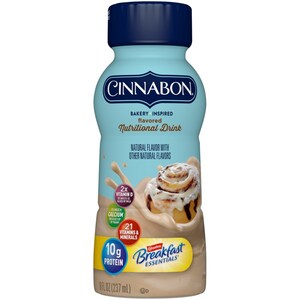 Carnation Breakfast Essentials® Brings Irresistible, Oven-Baked Flavor of Cinnabon® Cinnamon Rolls to Convenient, Nutrient-Packed Breakfast Beverages