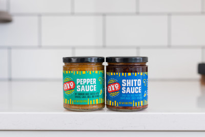 AYO Foods debuts two new hot sauces: Shito and Pepper Sauce.