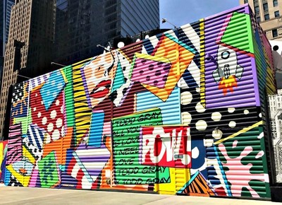 アート・デザイン・音楽 WORLD TRADE CENTER BLDG TOKYO Artist Todd Gray's Iconic World Trade Center Mural Flabbergast to