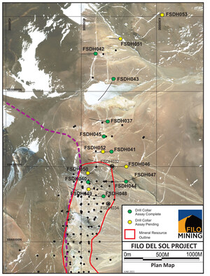 Filo Mining Reports 1,081m at 0.88% CuEq; including 352m at 1.16% CuEq at Filo del Sol