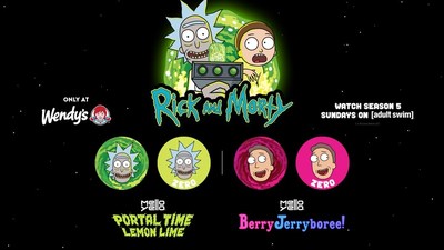 Fans Can Enjoy New Custom Coca-Cola Freestyle Mixes and Free Wendys Delivery to Celebrate Global Rick and Morty Day on Sunday, June 20