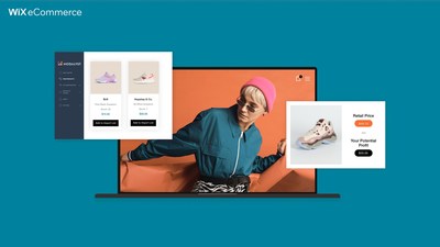 Wix eCommerce merchants connect to a vast supplier marketplace synced directly to their store to sell and fulfill online