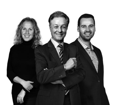 Chief Strategy Officer Theresa Forman, Founder and President Al Albania, and Chief Innovation Officer Andrew McWiggan partner to spearhead Acart's evolution. (CNW Group/Acart Communications)