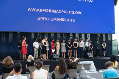 Finalists eagerly wait to hear who has won this year's Speak Truth to Power video competition. (George Etheredge for RFK Human Rights)