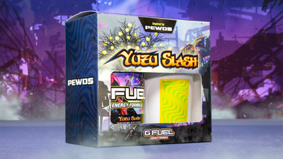 G FUEL, The Official Energy Drink of Esports®, and Felix “PewDiePie” Kjellberg, a famous Swedish gamer and the world’s most popular YouTuber, launched a new “Yuzu Slash” energy drink. Yuzu Slash is now available for sale in 40-serving tubs and limited-edition collectors boxes, which include one 40-serving Yuzu Slash tub and one 16 oz Yuzu Slash shaker cup, at gfuel.com.