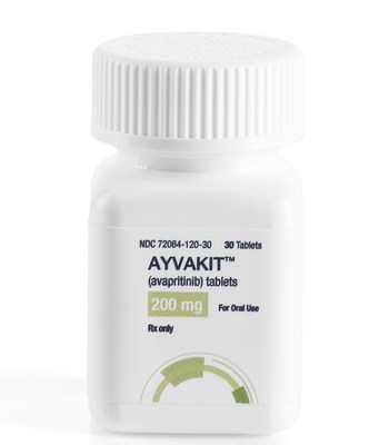 AYVAKIT™ (avapritinib) 200 mg bottle