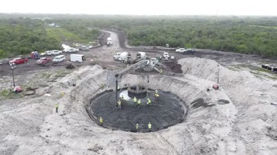 Blackjack Creek, a 240-megawatt onshore wind farm, located in Bee and Refugio counties, Texas, is under construction. The project is expected to be online in late 2021. The project will be powered by 50 4.8 MW Nordex turbines and will generate enough green electricity to power more than 72,000 homes.