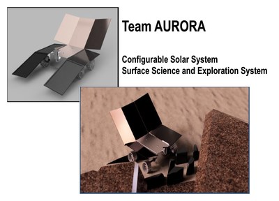 Space Challenge I winner, team AURORA, created a universal chassis that could streamline robotic exploration across our solar system. Credit: Team AURORA