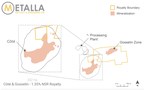 Metalla Adds Royalty on IAMGOLD's Côté Gold Project, One of Canada's Largest Gold Mines