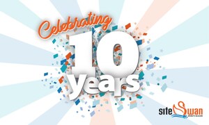 SiteSwan Website Builder Celebrates Its 10 Year Anniversary