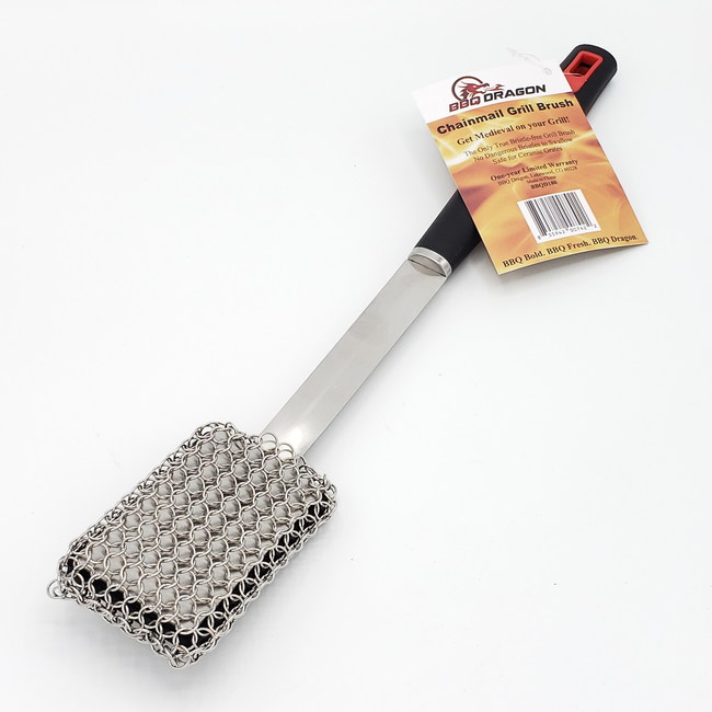 The Bristle-free Chainmail Brush from BBQ Dragon
