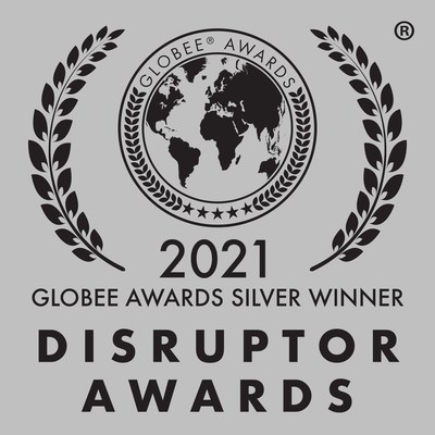 2021 Globee Award Silver Winner Disruptor Awards