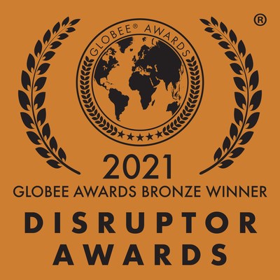 2021 Globee Awards Bronze Winner Disruptor Awards