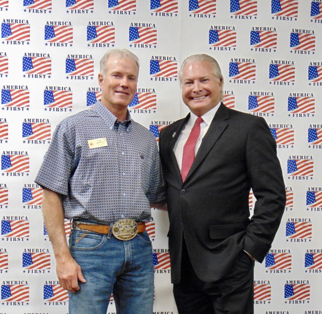 Wyoming GOP Chairman Frank Eathorn and KW Miller