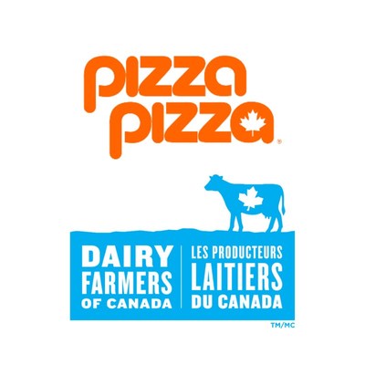 Pizza Pizza and Dairy Farmers of Canada logos (CNW Group/Dairy Farmers of Canada)