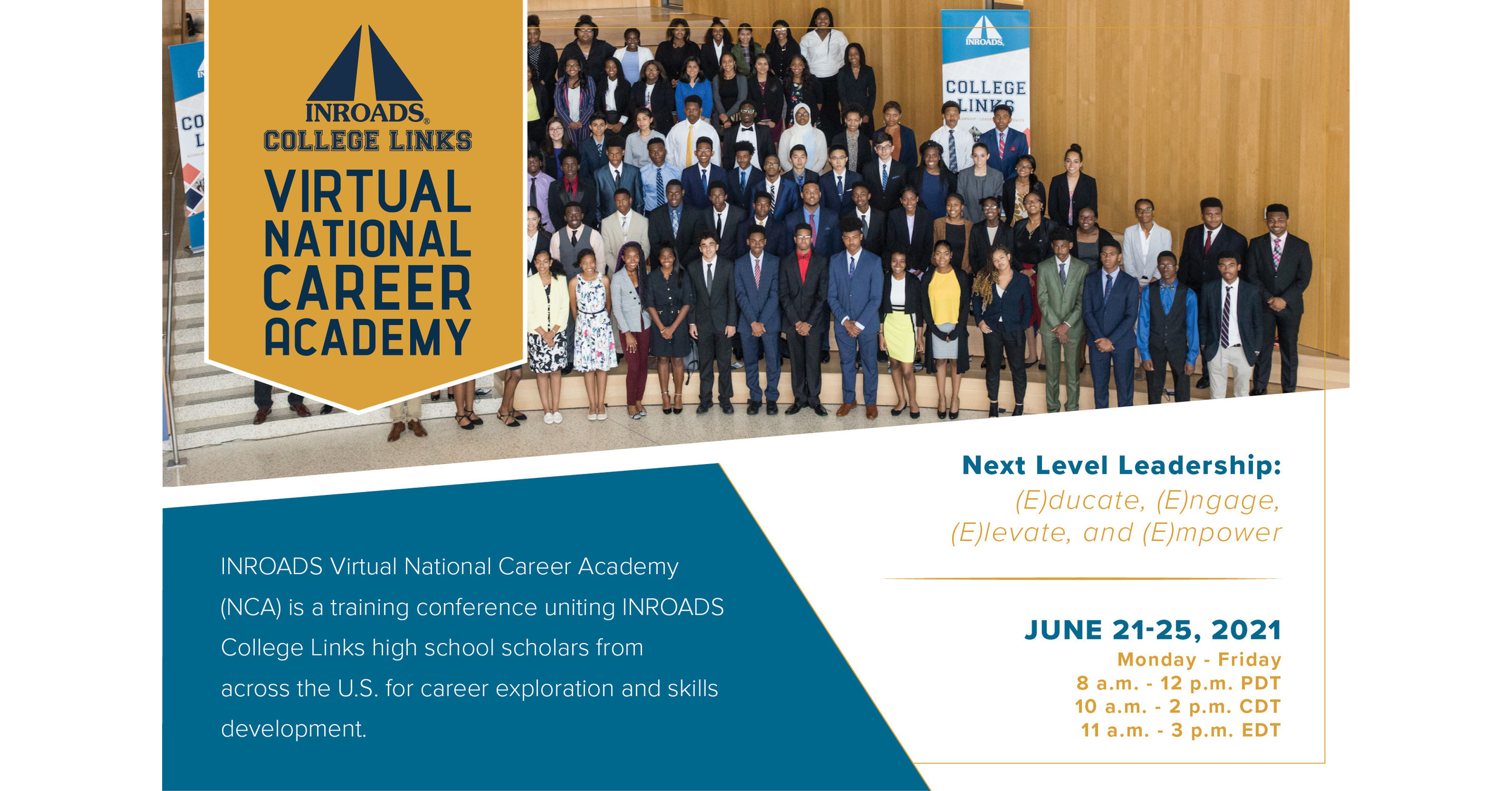 Two Hundred Underrepresented High School Students Across the Country Participate in INROADS National Career Academy