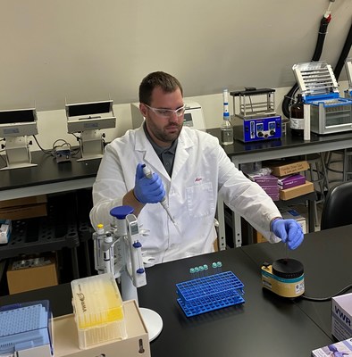 Dr. Alex Krotulski prepares blood samples for analysis in a real world forensic toxicology laboratory.