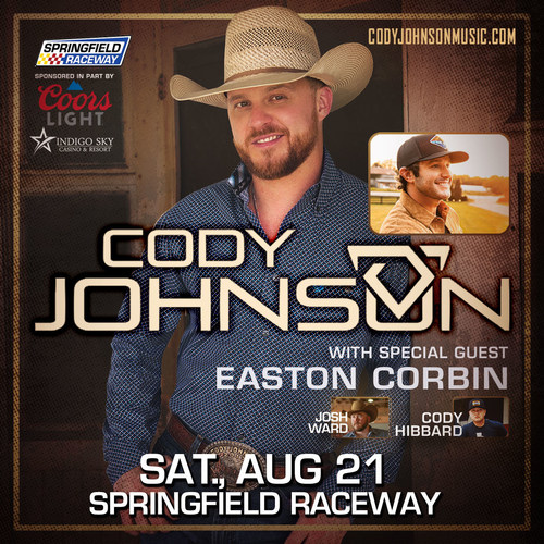 Cody Johnson & Friends Brings Outdoor Concert Event To Springfield Raceway