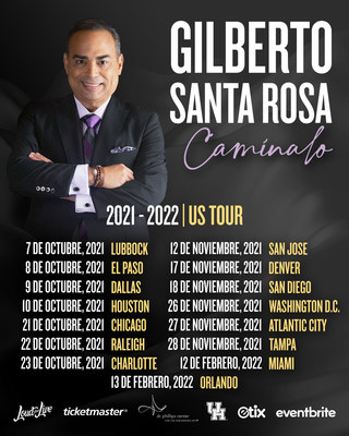 Gilberto Santa Rosa "Caminalo" US Tour Dates