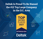 The Washington Post Names Deltek a 2021 Top Workplace in the Washington, D.C. area