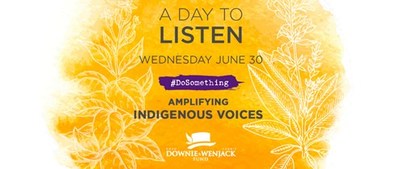 Canadian Radio Broadcasters Join Together to Amplify Indigenous Voices with A DAY TO LISTEN, June 30 (CNW Group/Bell Media)
