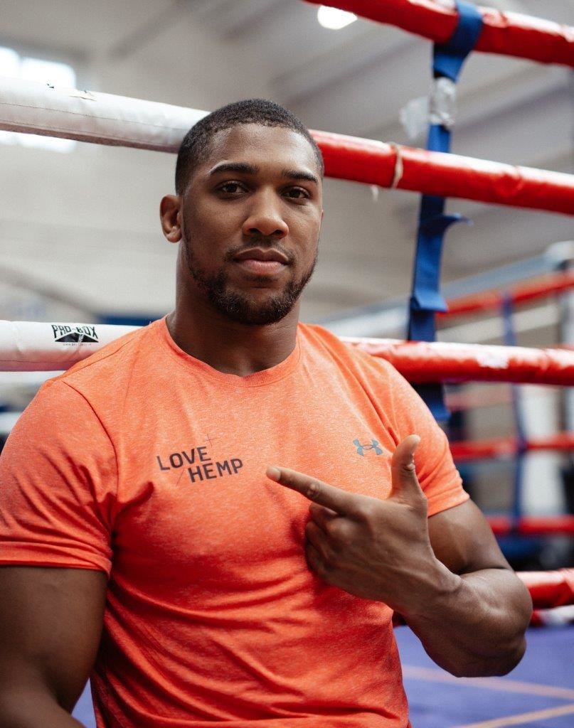 Anthony Joshua will become a brand ambassador and collaborate with Love Hemp on a range of CBD products for athletes.