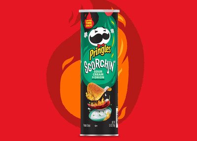 NEW PRINGLES® SCORCHIN’ SOUR CREAM & ONION SATISTIFES SNACKERS’ TANGY TEMPTATIONS WITH A KICK