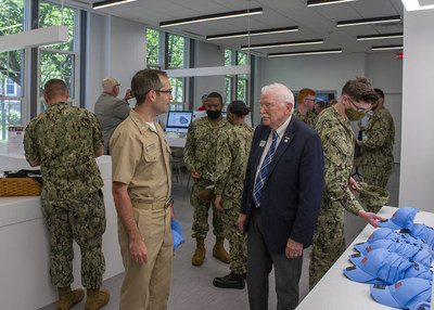 USO Opens New Center in New London, Connecticut -- Photo Credit: U.S. Navy photo by Mass Communication Specialist 2nd Class Tristan B. Lotz
