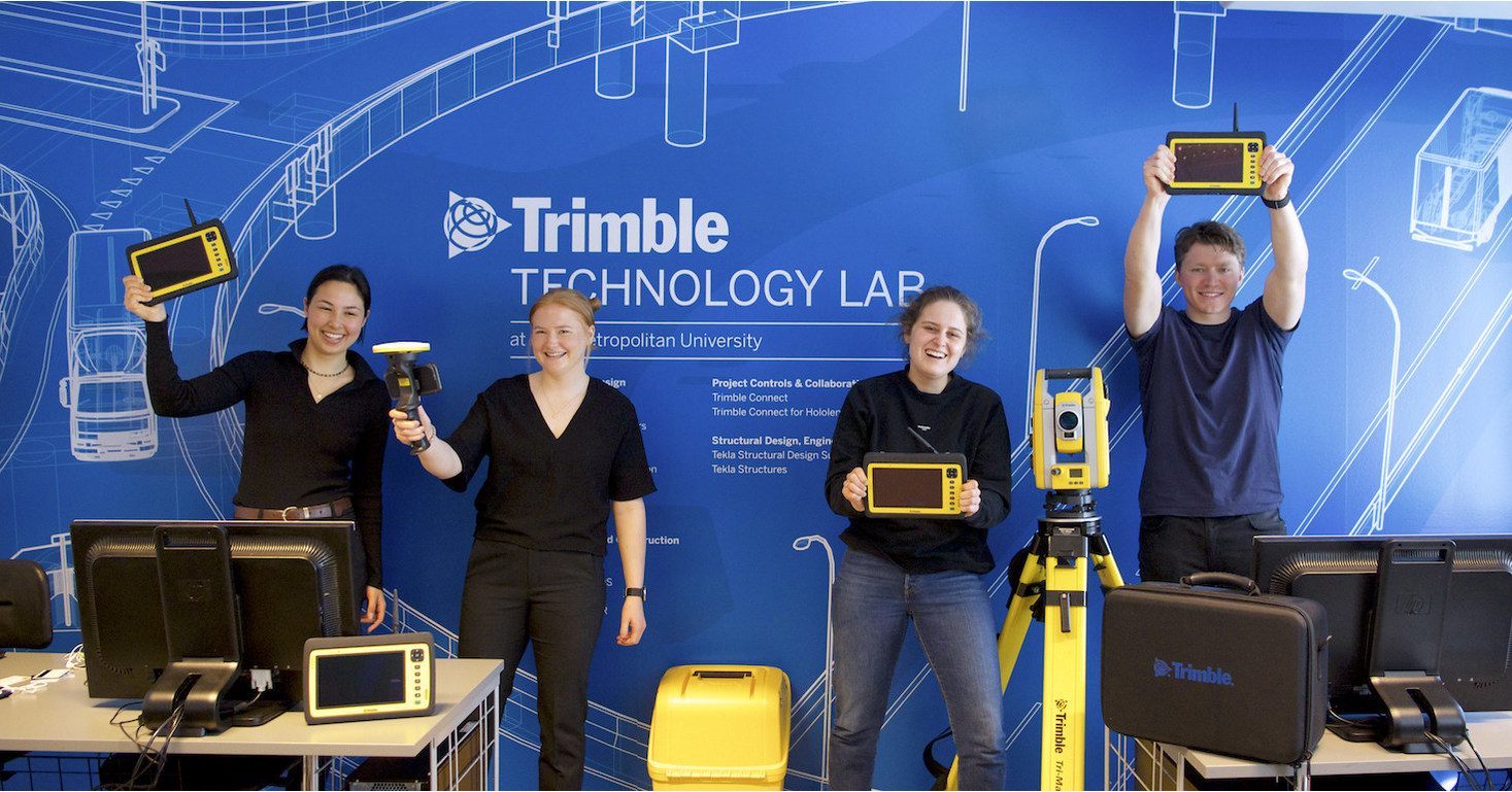 Oslo Metropolitan University i Norge for å etablere Trimble Technology Lab for sivilingeniør og energiteknologi