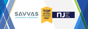 Savvas Learning Company Named a Winner of the New Jersey Top Workplaces 2021 Award