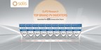 Solis recognized globally receiving the "Top PV Brand 2021" seal for inverters in 8 countries across 5 continents
