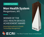 Mon Health System Wins ECRI Achievement Award for Technology Innovation Collaboration