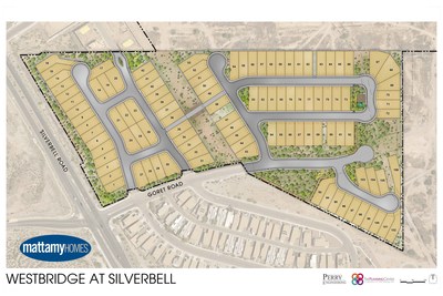 Mattamy Homes, North America's largest privately owned homebuilder, is pleased to announce that it has closed on a land purchase in the desirable Westside area of Tucson, AZ. The 27-acre property will contain 105 home sites and be known as Westbridge at Silverbell. (CNW Group/Mattamy Homes Limited)