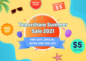 Tenorshare and HitPaw Announce Giveaways for The Hot Summer This Year