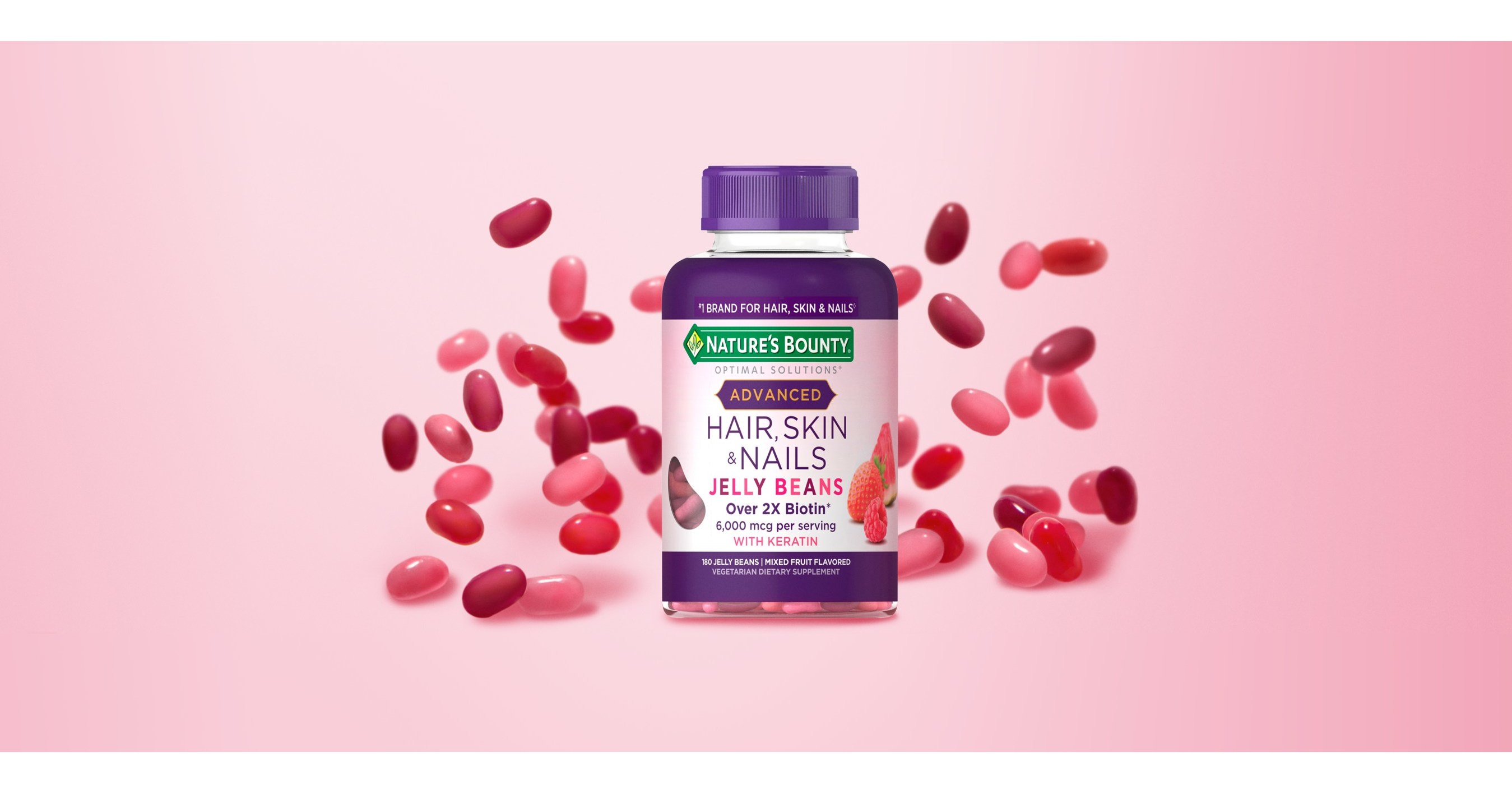 Nature's Bounty® Optimal Solutions® Launches First-Ever Advanced Hair, Skin  & Nails Jelly Beans