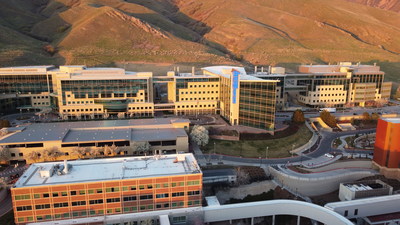 Aerial View of Huntsman Cancer Institute in Salt Lake City, UT