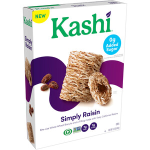 Kashi Debuts Zero-Grams-Added-Sugar Simply Raisin Biscuits