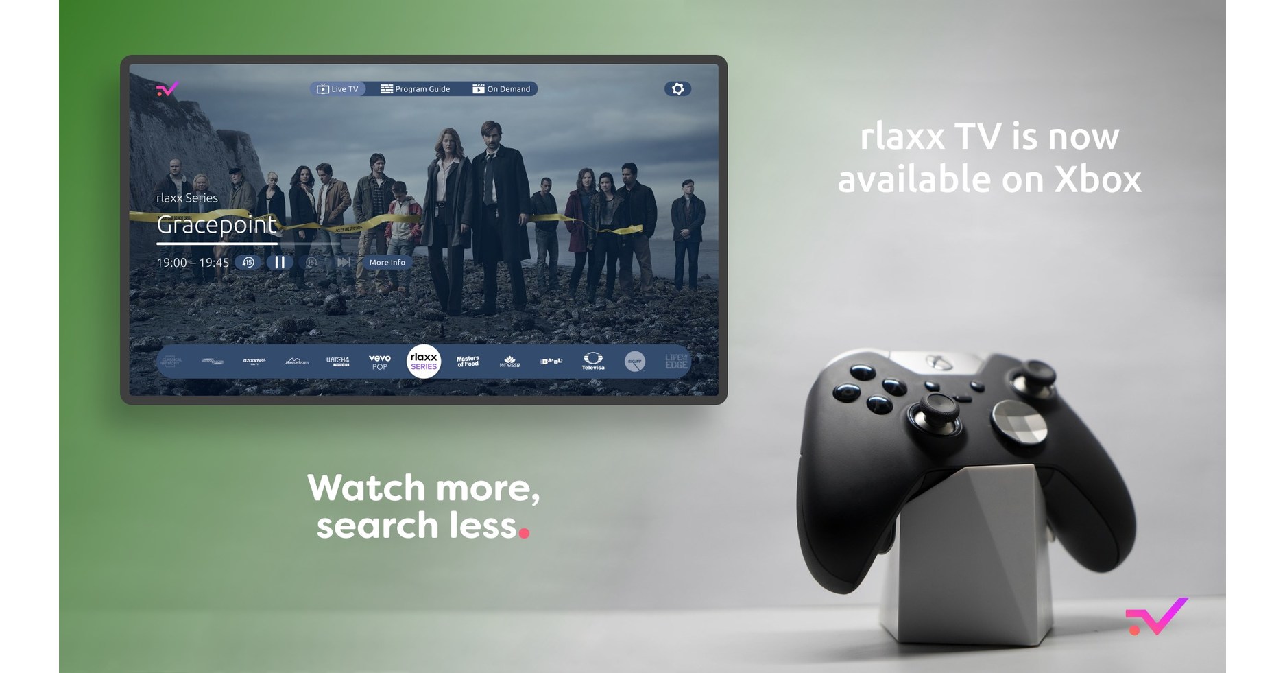 rlaxx TV ist jetzt auf Xbox verfügbar