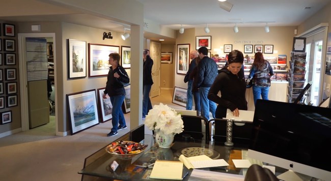 The studio tour has some of the most densely diverse art styles from prolific artists.